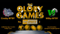 “The Glory Games” No. 2 – Crosby-Waterbury at Wilby-Waterbury (High School Basketball from 01/14/13)